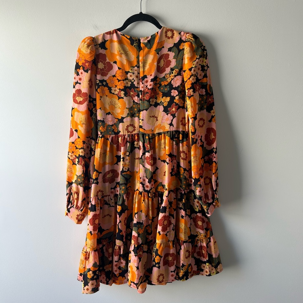 Sugarlips printed long sleeve dress - Picture 4 of 4